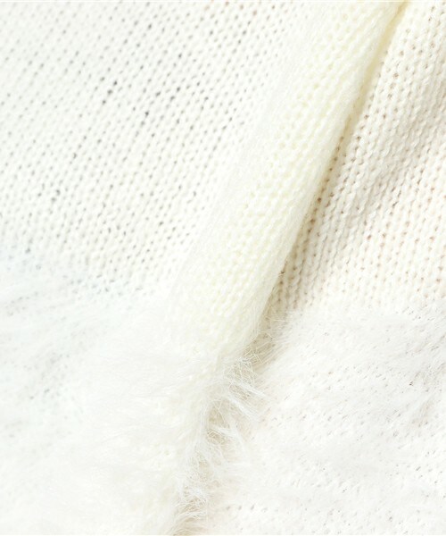 actuel（アクチュエル）の「異素材MIXニット（ニット/セーター・レディース・オフホワイト/グレー/ピンク・FREE）」の10枚目の写真