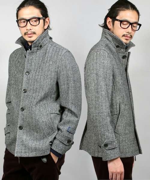 MEN'S BIGI（メンズビギ）の「スタンドカラー メルトンジャケット