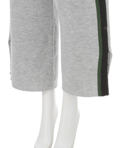 EMODA（エモダ）の「ラインワイドパンツ（パンツ・レディース・グレー/ブラック/ブラウン/ベージュ・F）」の10枚目の写真