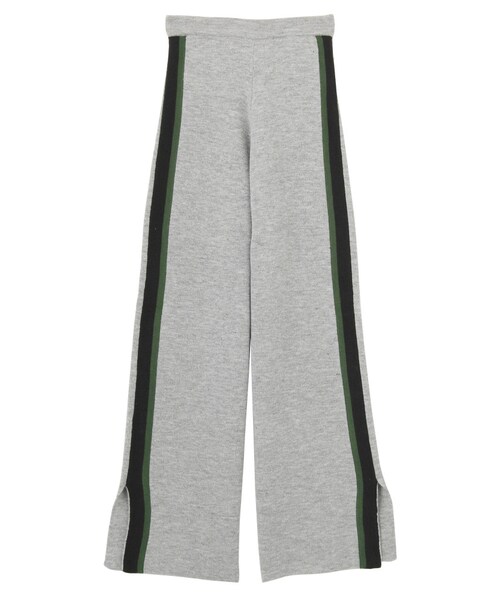 EMODA（エモダ）の「ラインワイドパンツ（パンツ・レディース・グレー/ブラック/ブラウン/ベージュ・F）」の11枚目の写真