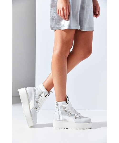 PUMA（プーマ）の「Puma Fenty by Rihanna Sneakerboot（スニーカー・レディース・Black/White・W 5.5/M 4/W 6.5/M 5/W 7.5/M 6/W 8.5/M 7/W 9.5/M 8）」の2枚目の写真