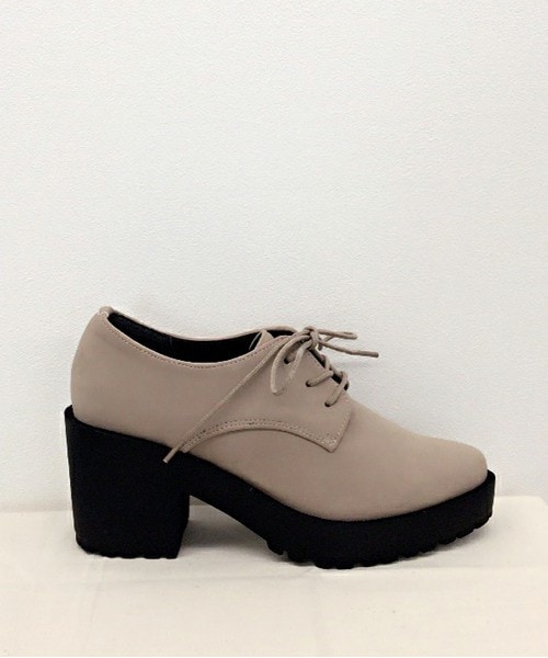 archives（アルシーヴ）の「【予約】レースアップブーティー（ブーティ・レディース・ブラック/ブラック系その他/グレー・MEDIUM/LARGE）」の6枚目の写真