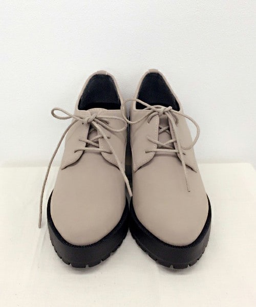 archives（アルシーヴ）の「【予約】レースアップブーティー（ブーティ・レディース・ブラック/ブラック系その他/グレー・MEDIUM/LARGE）」の3枚目の写真