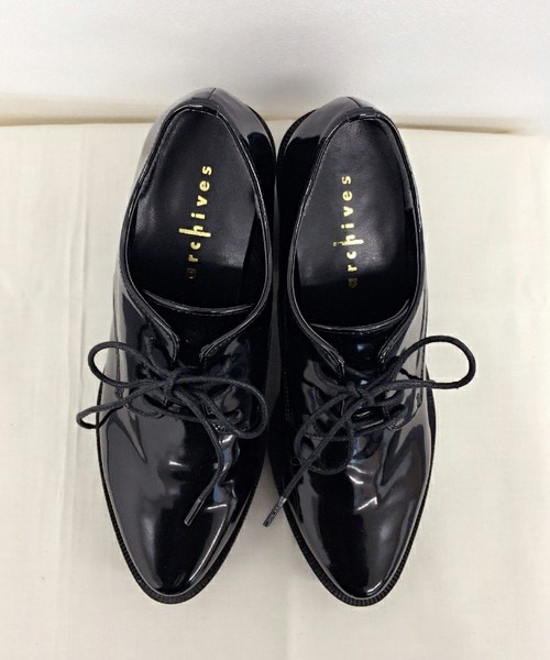 archives（アルシーヴ）の「【予約】レースアップブーティー（ブーティ・レディース・ブラック/ブラック系その他/グレー・MEDIUM/LARGE）」の7枚目の写真