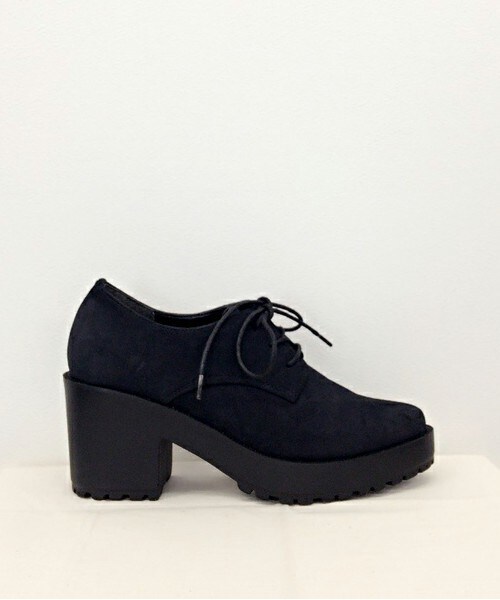 archives（アルシーヴ）の「【予約】レースアップブーティー（ブーティ・レディース・ブラック/ブラック系その他/グレー・MEDIUM/LARGE）」の5枚目の写真