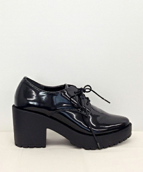 archives（アルシーヴ）の「【予約】レースアップブーティー（ブーティ・レディース・ブラック/ブラック系その他/グレー・MEDIUM/LARGE）」の4枚目の写真