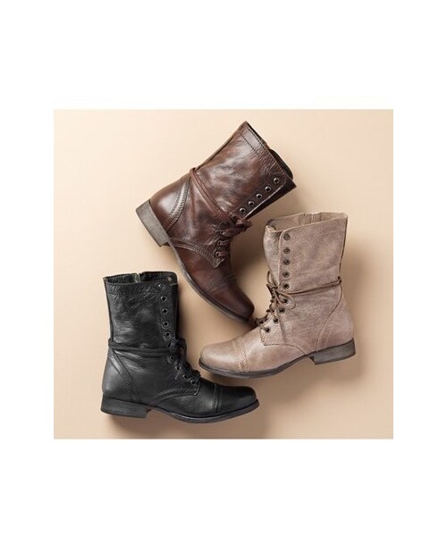 STEVE MADDEN(スティーブマデン)の「Steve Madden 'Troopa' Boot(ブーツ・レディース・Black/Brown・Regular 10 M/Regular 11 M/Regular 5 M/Regular 5.5 M/Regular 6 M/Regular 6.5 M/Regular 7 M/Regular 7.5 M/Regular 8 M/Regular 8.5 M/Regular 9 M/Regular 9.5 M)」の7枚目の写真