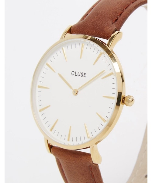 CLUSE(クルース)の「Cluse La Boheme Gold Tan Leather Watch CL18408(アナログ腕時計・レディース・Brown・One Size)」の4枚目の写真