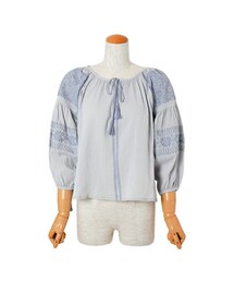 flower | garden emb top ～ガーデンエンブロイダリートップ(Tシャツ/カットソー)