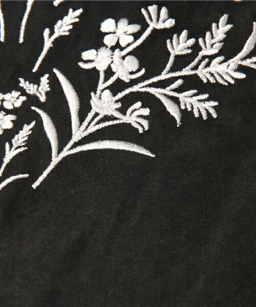 archives（アルシーヴ）の「ジョーゼット刺繍ワンピース（ワンピース・レディース・ブラック/ベージュ/ピンク・MEDIUM）」の12枚目の写真