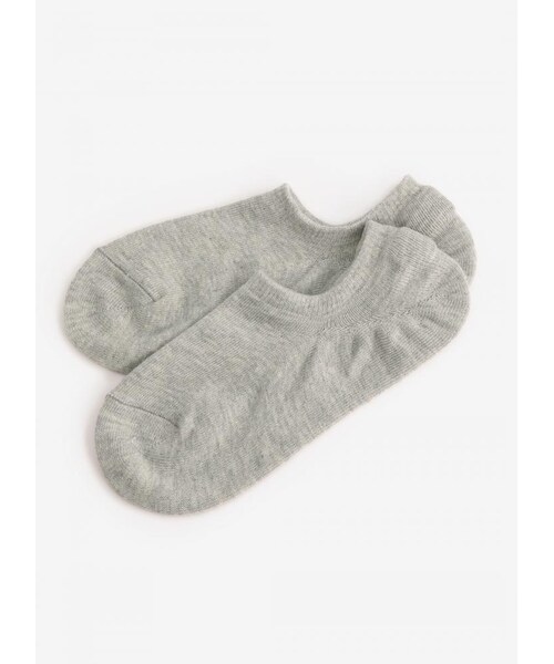 PLST（プラステ）の「Ｍen ベーシックアンクル2Pソックス（インナー＆ソックス・メンズ・000 ﾎﾜｲﾄ/030 ﾐﾄﾞﾙｸﾞﾚｰ/050 ﾌﾞﾗｯｸ・F）」の3枚目の写真