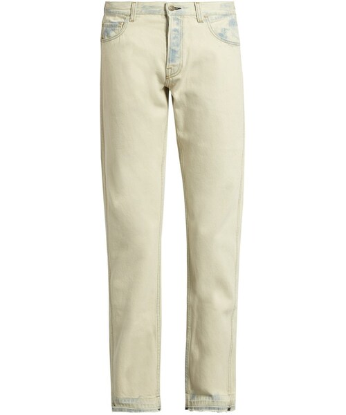 Gucci（グッチ）の「GUCCI Slim-fit bleached jeans（デニムパンツ）」 - WEAR
