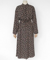 DHOLIC | ウエストストラップフラワーワンピース(ワンピース)