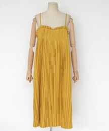 DHOLIC | プリーツロングキャミワンピース(ワンピース)