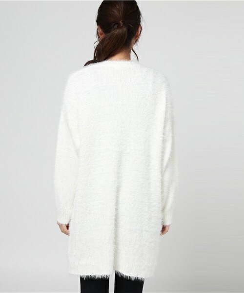 archives（アルシーヴ）の「テンタッチコーディガン（ニット/セーター・レディース・オフホワイト/グレー/ピンク・MEDIUM）」の6枚目の写真