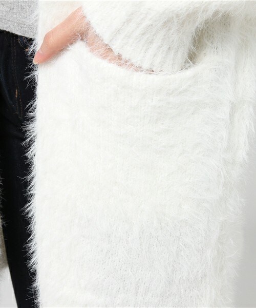 archives（アルシーヴ）の「テンタッチコーディガン（ニット/セーター・レディース・オフホワイト/グレー/ピンク・MEDIUM）」の9枚目の写真