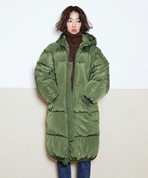 DHOLIC | 中綿ボリュームフードジャケット(ナイロンジャケット)