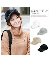 CITRINE Chakra | フェイクファーキャップ(キャップ)