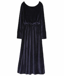 emmi | emmi ベロアマキシワンピース(ワンピース)