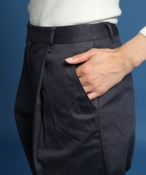 BLISS POINT（ブリスポイント）の「CPUチノワイドパンツ（パンツ・ベージュ/カーキ/ネイビー）」の10枚目の写真