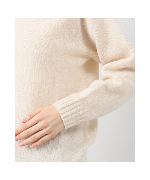 FRAMeWORK(フレームワーク)の「JamesCharlotte タートルネックジーロンウール◆(トップス・グレー/グレーB/ナチュラル/ブラウン/サックスブルー・S)」の14枚目の写真