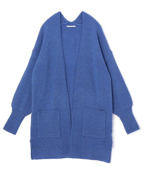 laboratory work（ラボラトリーワーク）の「ヤク混トッパーカーディガン（トップス・レディース・グレー/ブラック/ブラウン/ブルー・M）」の4枚目の写真