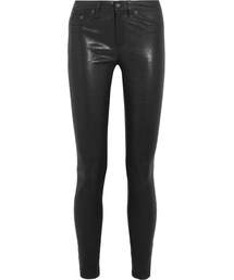 rag & bone | Rag & bone - Stretch-leather Skinny Pants - Black(その他パンツ)