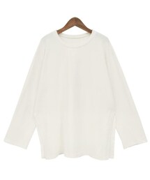 Dailyabout | サイドスリットラウンドネックルーズフィットTシャツ(P0000VYG)(Tシャツ/カットソー)