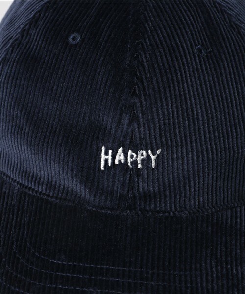 FREDY&GLOSTER(フレディアンドグロスター)の「CORDUROY HAPPY CAP(キャップ・メンズ・ベージュ/ネイビー・FREE)」の5枚目の写真