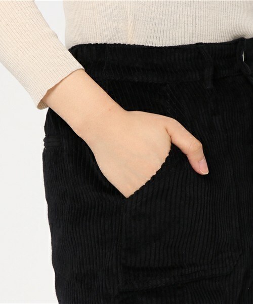 archives（アルシーヴ）の「太コーデュロイ台形スカート（スカート・レディース・ブラック/グレー/ピンク・MEDIUM）」の9枚目の写真
