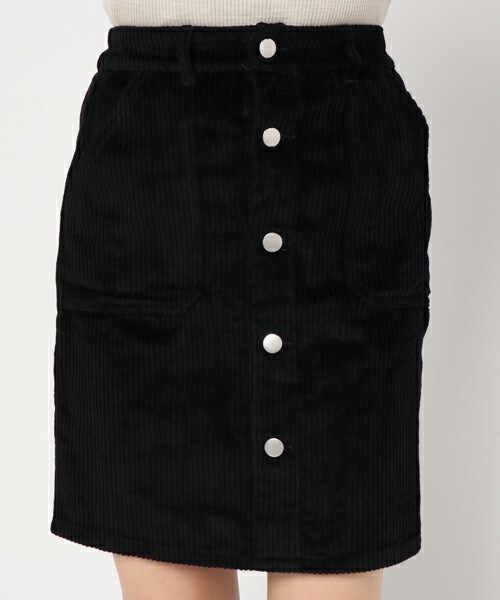 archives（アルシーヴ）の「太コーデュロイ台形スカート（スカート・レディース・ブラック/グレー/ピンク・MEDIUM）」の7枚目の写真