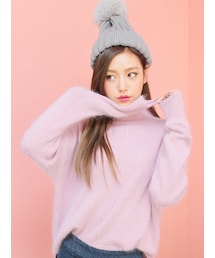 KORMARCH | アンゴラモックネックニットプルオーバー(ニット/セーター)