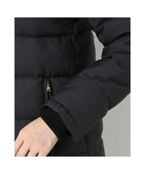 IENA イエナ　P/タフタ ショートダウンコート　ブラック　38 セール】P/タフタ ショートダウンコート◇（ダウンジャケット/コート