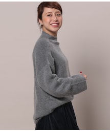 LE JUN | アンゴラ混ボトルネックニットプルオーバー(トップス)