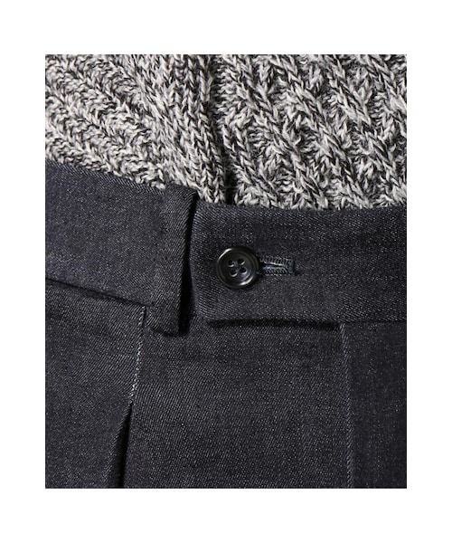 ベルナールザンススラックス40 黒エディフィス