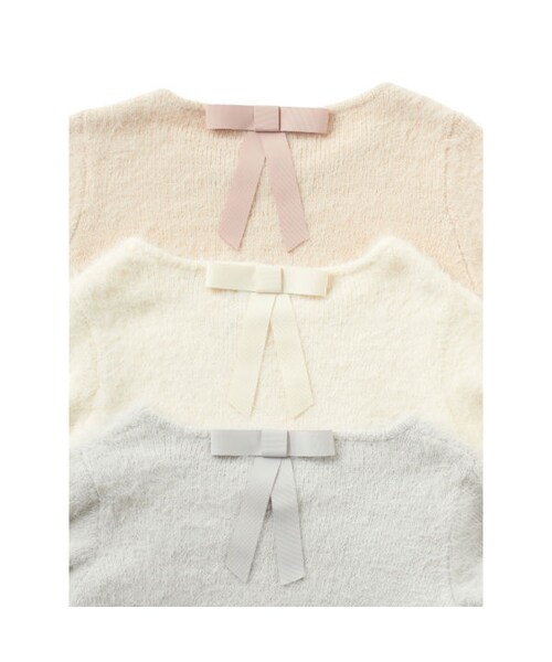 F i.n.t(フィント)の「バックリボンシャギーニットプルオーバー/F&A(ニット/セーター・レディース・その他)」の4枚目の写真