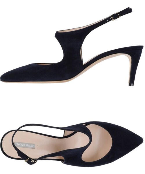 GIORGIO ARMANI(ジョルジオアルマーニ)の「GIORGIO ARMANI Pumps(パンプス・レディース・Blue・11)」の1枚目の写真