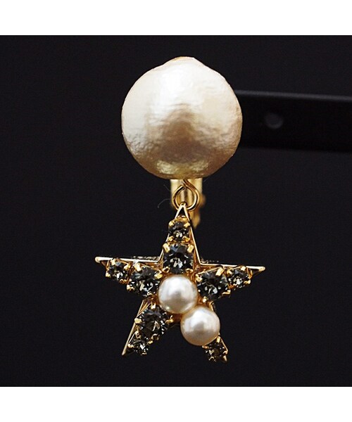 KiRi（キリ）の「Meteor（ピアス（両耳用）・レディース・ブラック/ホワイト・Free）」の4枚目の写真