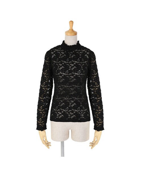 F i.n.t（フィント）の「スタンドカラー総レース長袖ブラウス/F&A（シャツ/ブラウス・レディース・その他）」の4枚目の写真