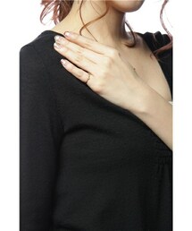 アルページュ　ピンキーリング Arpege（アルページュ）の「Nude/一粒ダイヤピンキーリング