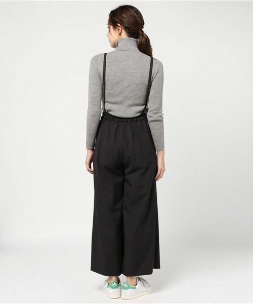 archives（アルシーヴ）の「サス付きサイドスリットワイドパンツ（その他パンツ・レディース・チャコールグレー/ブラウン/キャメル・MEDIUM）」の6枚目の写真