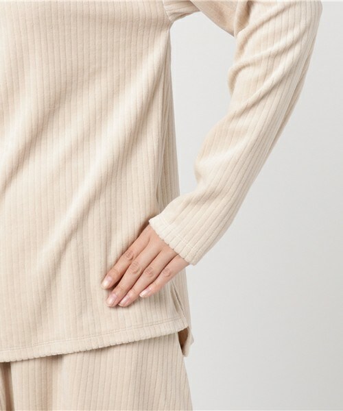 archives（アルシーヴ）の「針抜きベロアセットアップ（ワンピース・レディース・グレー/ネイビー/ピンク・MEDIUM）」の8枚目の写真