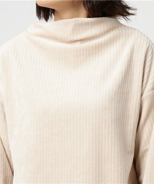 archives（アルシーヴ）の「針抜きベロアセットアップ（ワンピース・レディース・グレー/ネイビー/ピンク・MEDIUM）」の7枚目の写真