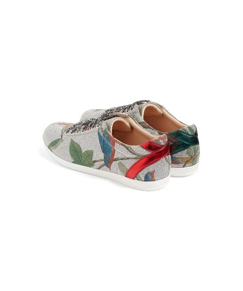 GUCCI（グッチ）の「Gucci Bambi Humming Sneaker (Women)（スニーカー・レディース・Silver・Regular 10US / 40EU/Regular 11US / 41EU/Regular 12US / 42EU/Regular 4US / 34EU/Regular 5US / 35EU/Regular 6.5US / 36.5EU/Regular 6US / 36EU/Regular 8.5US / 38.5EU/Regular 8US / 38EU/Regular 9.5US / 39.5EU/Regular 9US / 39EU）」の4枚目の写真