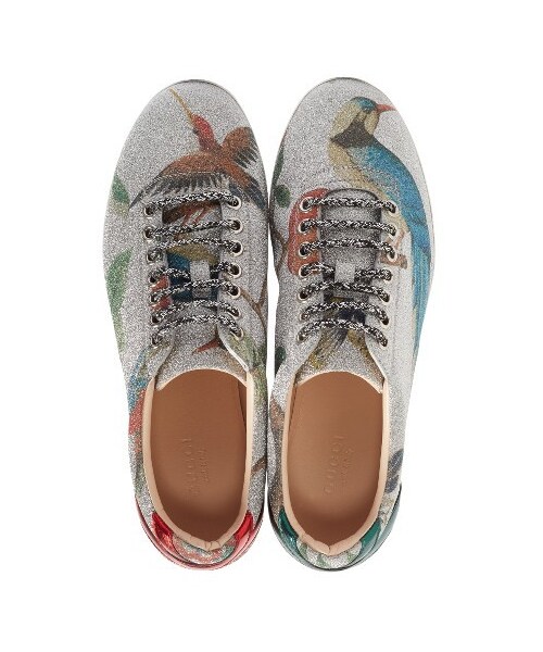GUCCI（グッチ）の「Gucci Bambi Humming Sneaker (Women)（スニーカー・レディース・Silver・Regular 10US / 40EU/Regular 11US / 41EU/Regular 12US / 42EU/Regular 4US / 34EU/Regular 5US / 35EU/Regular 6.5US / 36.5EU/Regular 6US / 36EU/Regular 8.5US / 38.5EU/Regular 8US / 38EU/Regular 9.5US / 39.5EU/Regular 9US / 39EU）」の3枚目の写真