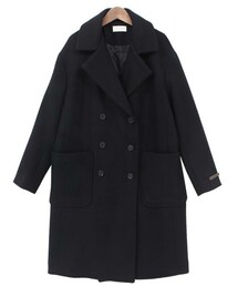 Dailyabout | ベーシックウール混紡ダブルボタンロングコート(P0000UDF)(ピーコート)