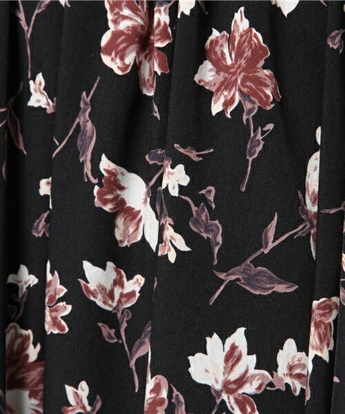 archives（アルシーヴ）の「花柄ミディ丈スカート（スカート・レディース・アイボリー/ブラック・MEDIUM）」の8枚目の写真