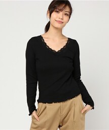 archives | Vネックレースメロープルオーバー(Tシャツ/カットソー)