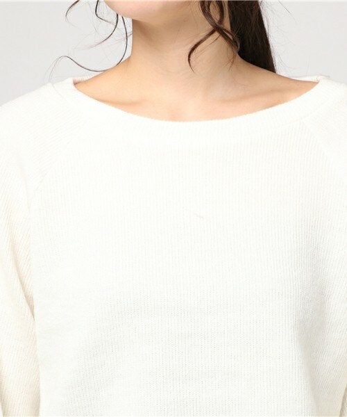 archives(アルシーヴ)の「ボリューム袖トップス(Tシャツ/カットソー・レディース・オフホワイト/ネイビー/サックスブルー・MEDIUM)」の7枚目の写真