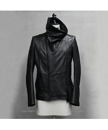 JULIUS（ユリウス）の「SLASHING HI-NECK JACKET（ライダース